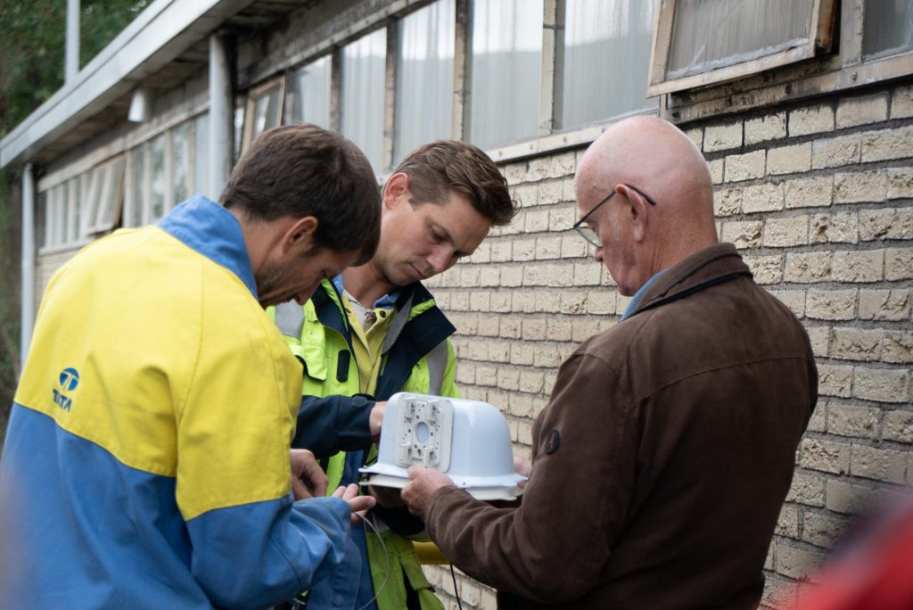 Ophangen van sensor