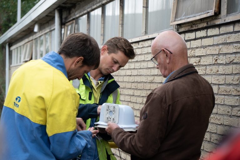 Ophangen van sensor